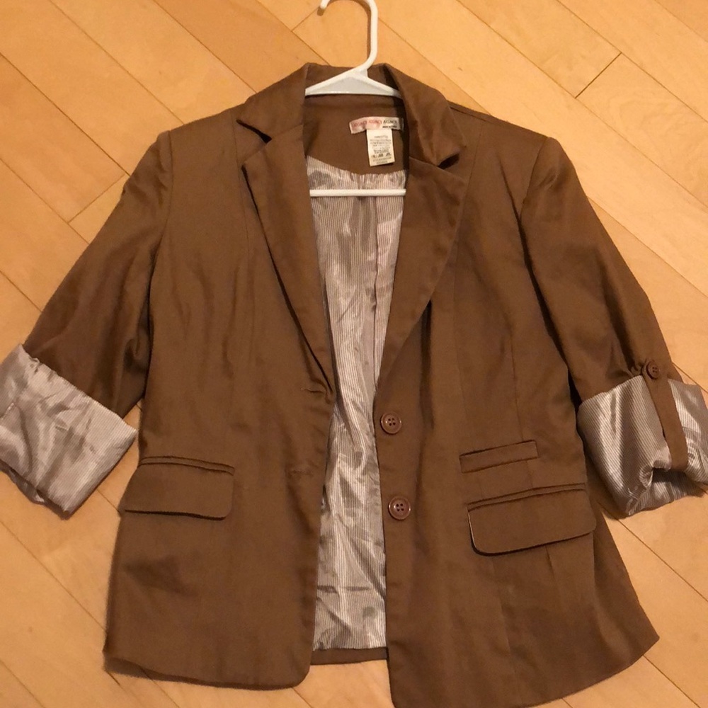 tan blazer